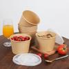 Fangcaodi 360ML Disposable Thickened Paper Bowls for Takeout