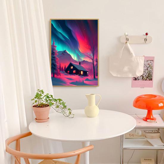 Пейзаж Алмазное искусство DIY снятие стресса повышение навыков яркий цвет украшение дома мозаика Алмазная вышивка