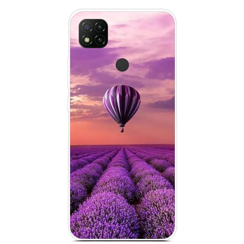 Милый чехол с изображением ромашки для Xiaomi Redmi 9C, тонкий чехол из ТПУ для Xiaomi Redmi 9C 9 C, NFC Funda PocoC3, мягкий бампер