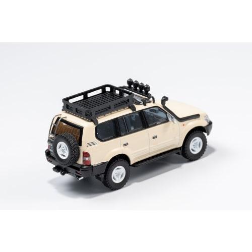 Gaincorp Products 1/64 Scale Toyota Land Cruiser Prado 90 LHD Retrofit Beige Finished Model