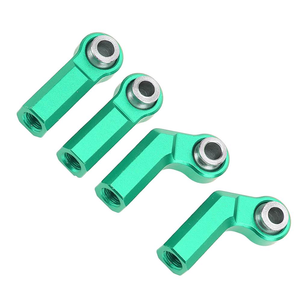 4 шт. Металлические шаровые шарниры для 110 RC автомобиля Резьба M4 7,0 мм CW Концевые шаровые головки тяг 2 угловых 2