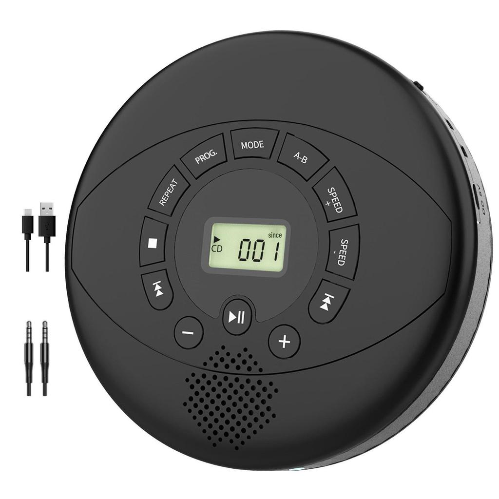 Портативный Bluetooth CD-плеер для дома, с функцией повтора, для раннего образования и воспроизведением MP3