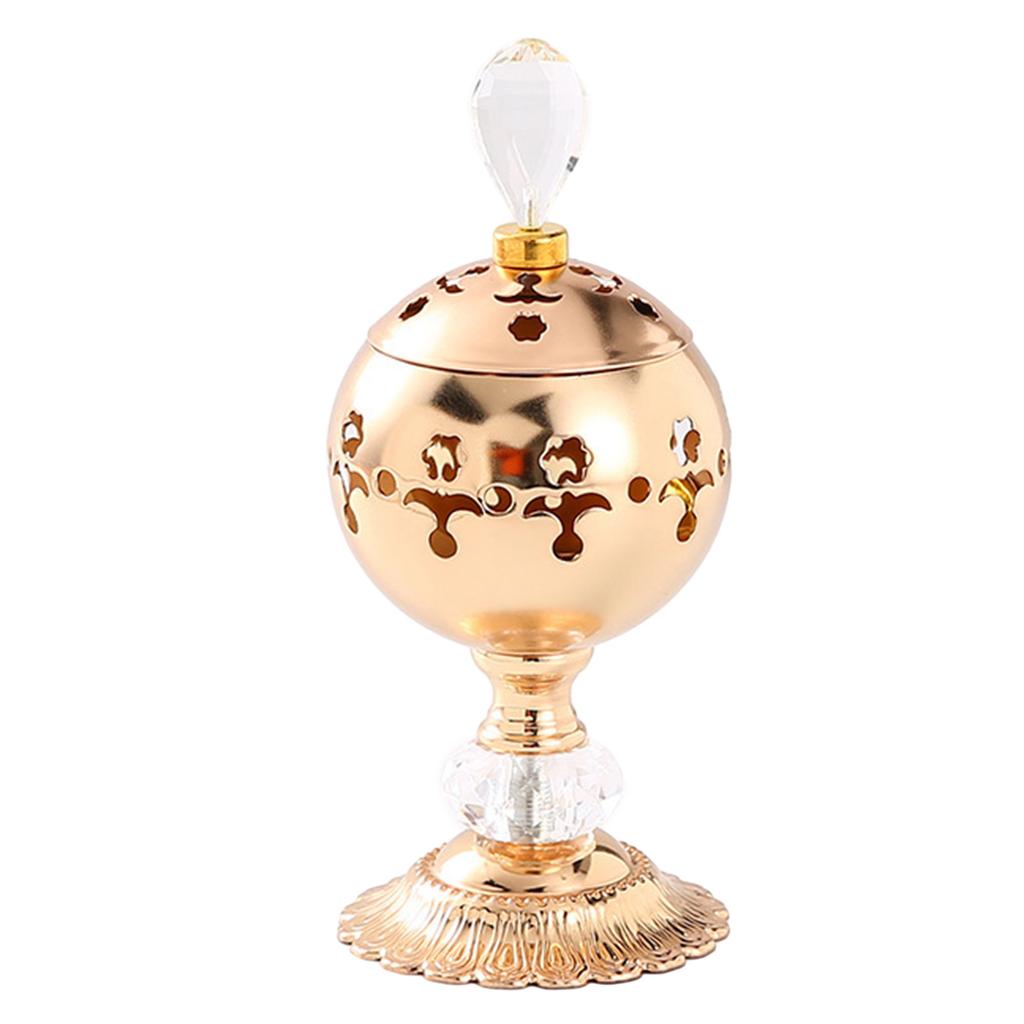 1 X курильница идеальный подарок металлическая арабская курильница настольный декор 8x20 см