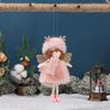 Lovely Christmas Hanging Ornaments Pendants Home Party Angel Girl Xmas Tree Supplies Furry