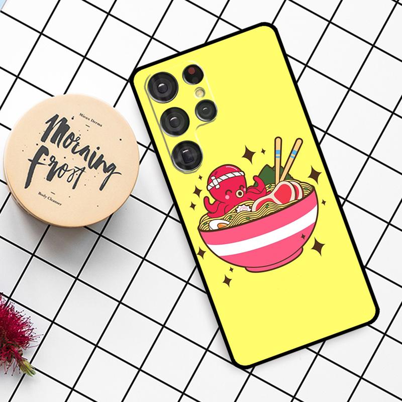 Чехол для любителей рамена для Samsung Galaxy S21 S22 S23 S24 S25 Ultra S9 S10 S25 Plus S25 FE S20 FE