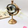 Настольные часы с компасом из латуни 13,97 см