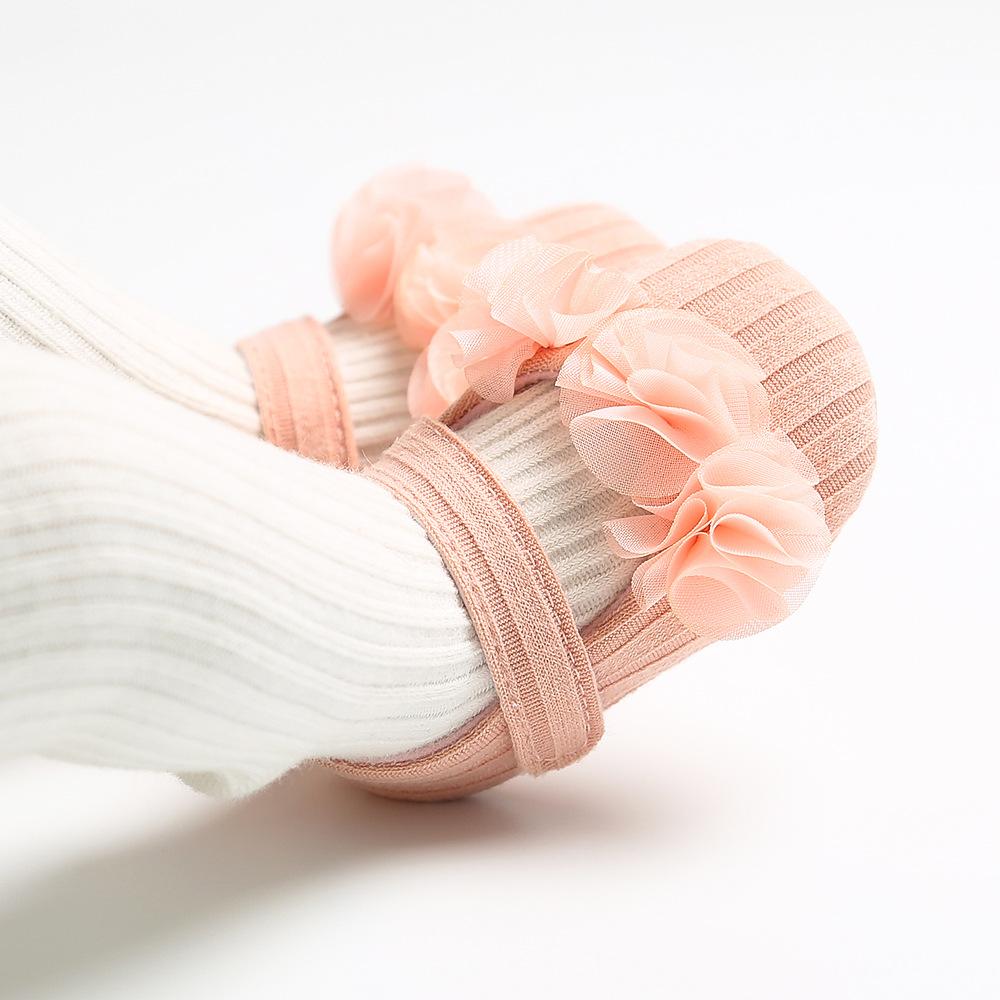 MYGGPP Маленькие шерстяные детские туфли принцессы с цветочным рисунком Детская обувь Туфли на мягкой подошве для малышей