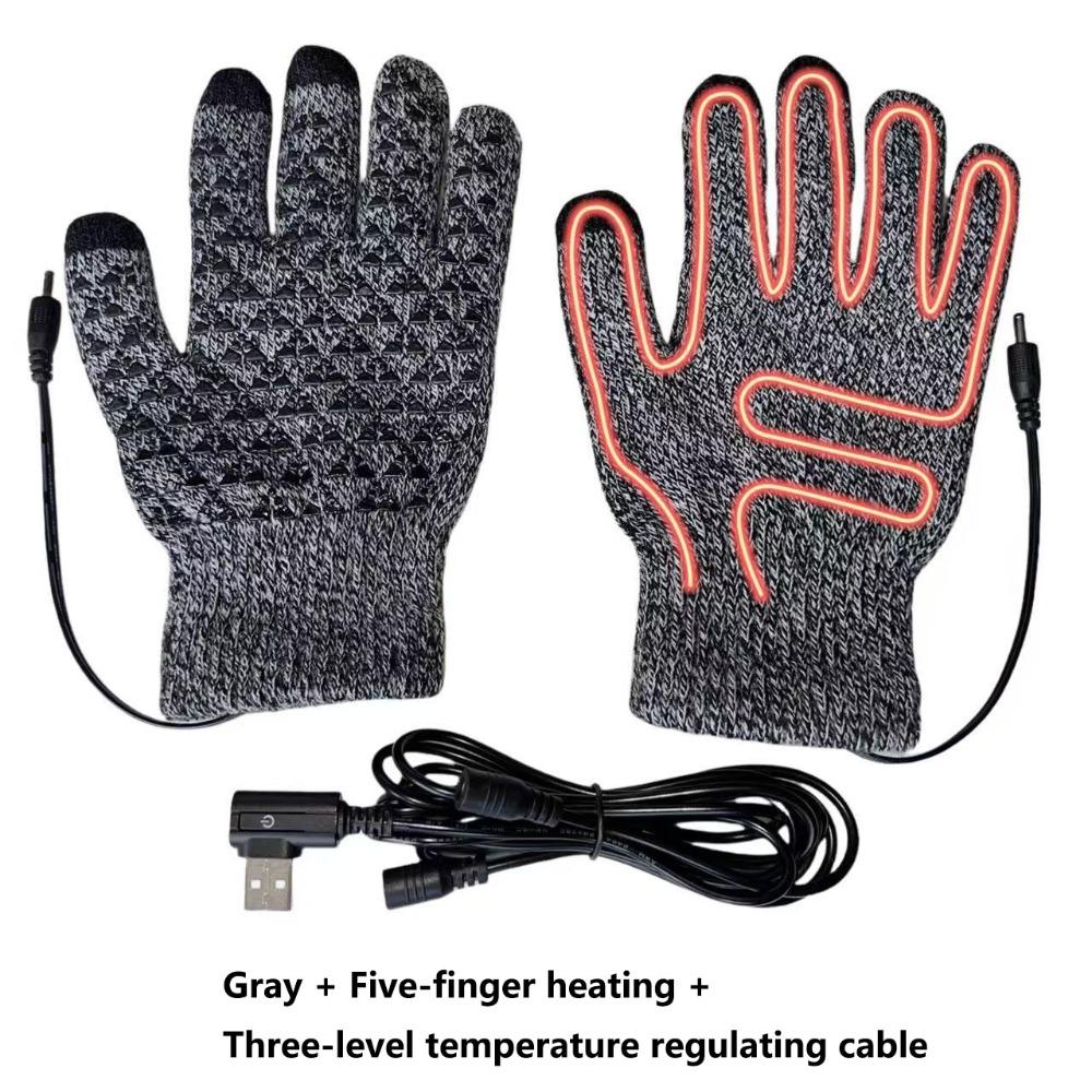 Thickened Electric Heating Gloves Touchscreen Hand Warming Gloves Touchscreen Gloves Winter