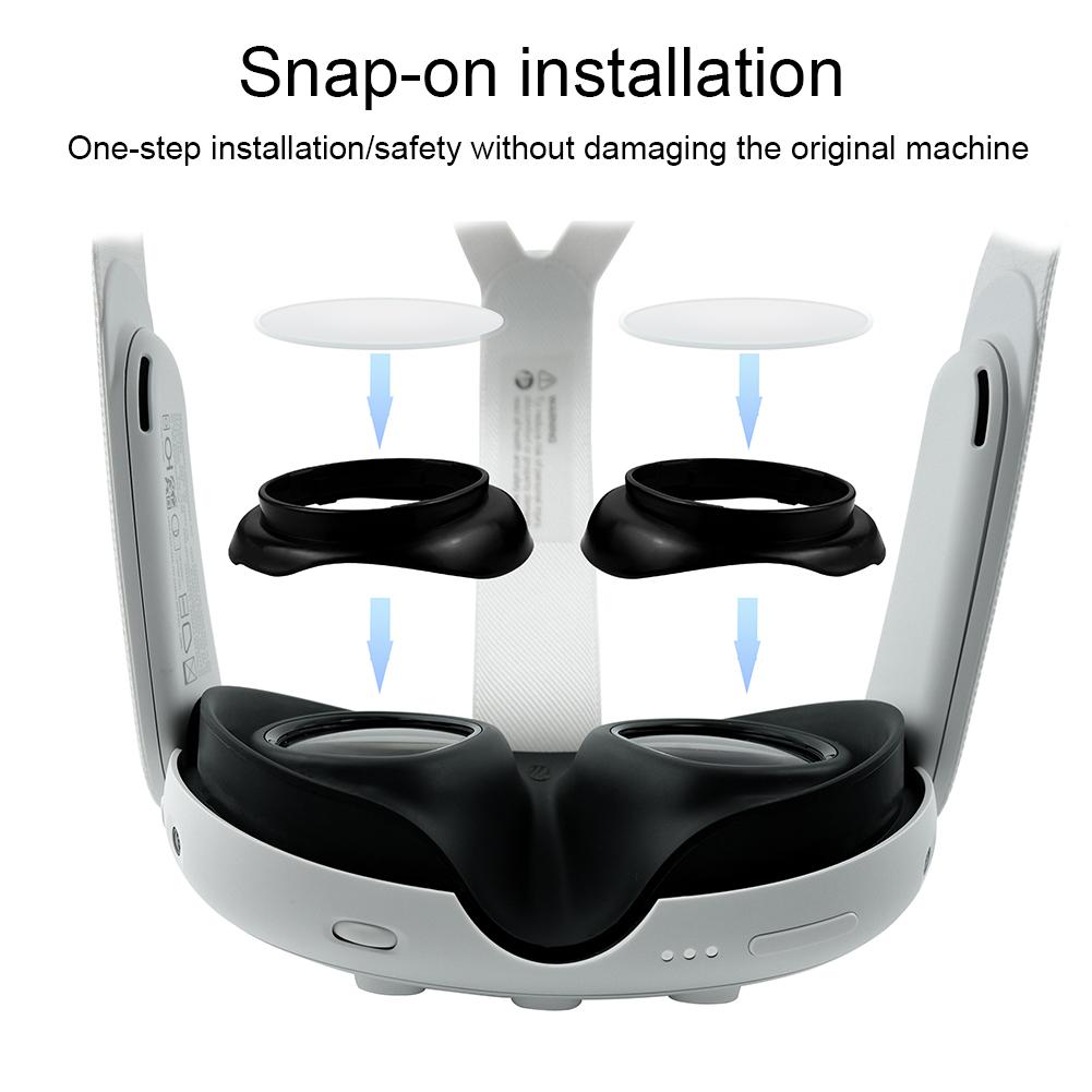 Защитная крышка для линз Защита от царапин Защита линз VR Линзы-вставки для очков Линзы с защитой от синего света для Meta Quest 3