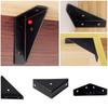 8pcs Heavy Duty Steel Right Triangular Angle Thicken Support Corner Stand  Furniture Hardware