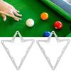 6Pcs White Pool Rack Sheet Smooth Surface Ball Rack Sheet Positioning Rack  Pool Table Use