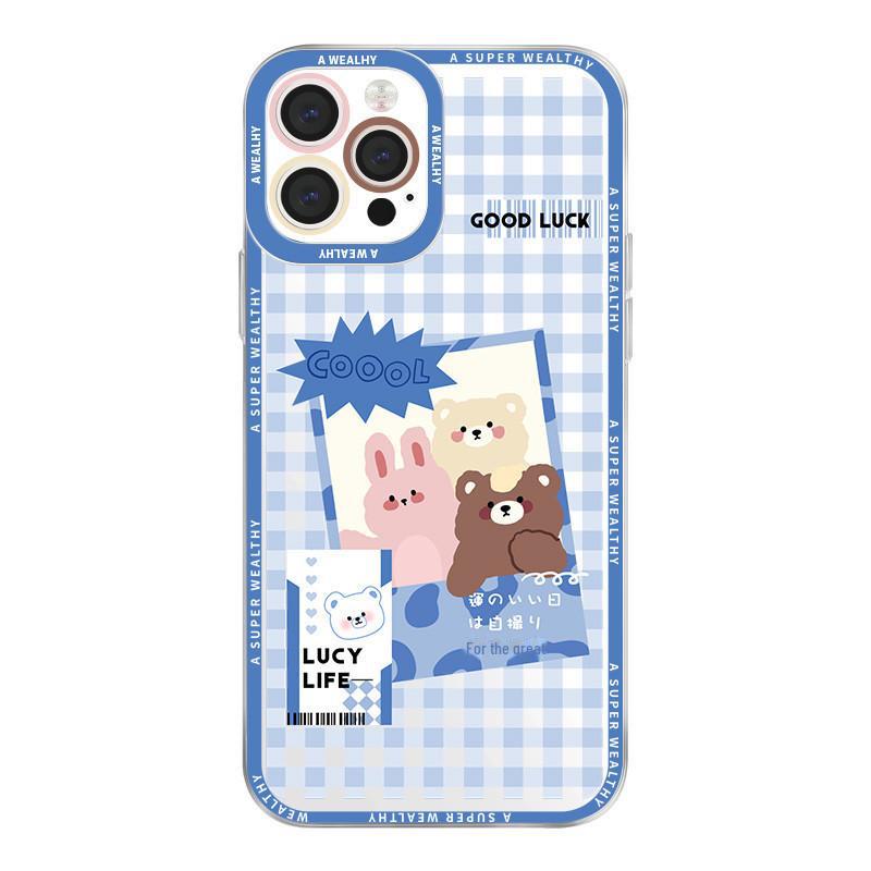 Прозрачный чехол Cartoon Selfie King для iPhone 15 Pro/14/Xs/Xr/6/7/8