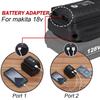 Dual USB Converter Adapter LED Working Light For Makita 18V Li-on Battery