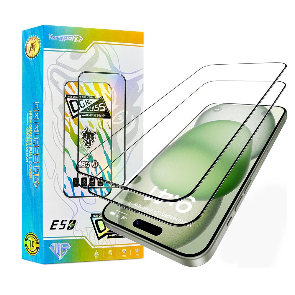 10 шт. Закаленное стекло для экрана с полным покрытием для Iphone Air 17 Pro Max 16E 15 Plus 14 13 12 11 X Xr Xs Max 6 7 8 Plus Se 2022 17Pro Защита