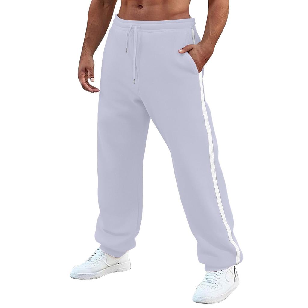 Men Trendy Fahion Drawstring Baggy Pant Casual Running Sweatpants