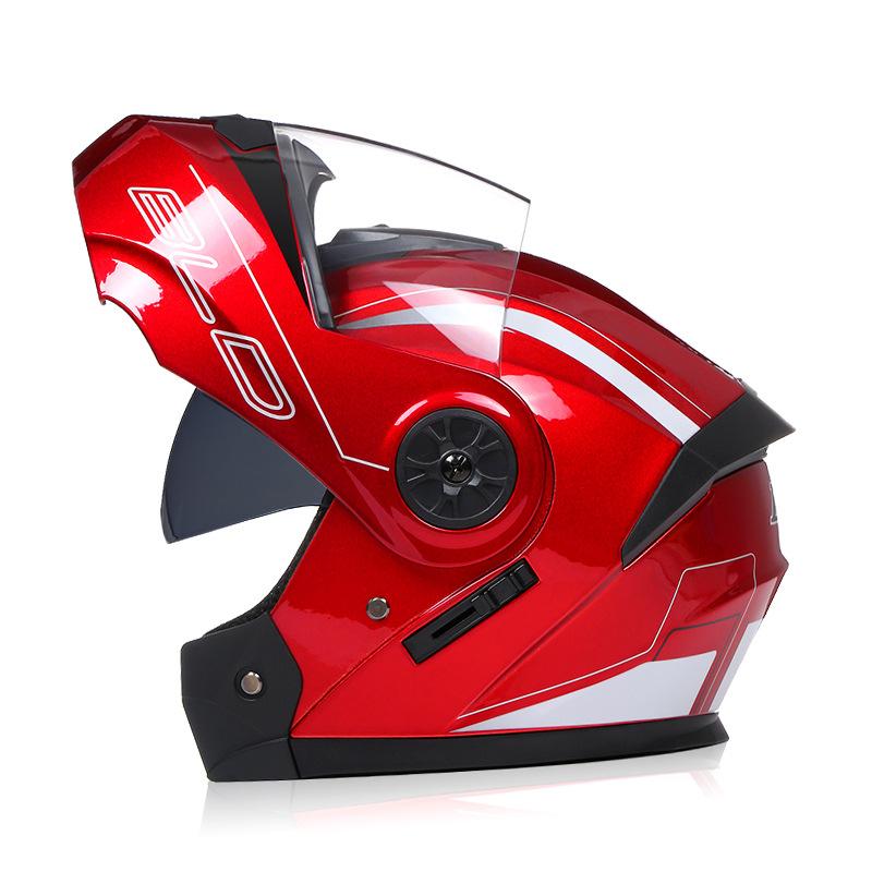 Одобренный DOT Персонализированный откидной мотоциклетный шлем для мужчин и женщин Безопасный для скоростного спуска Мотокросс Гоночный Модульный Полнолицевой Casco Moto
