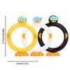 Pool Rings For Kids Diving Cute Diving Duck Swimming Toys Colorful Training Sinking Throwing Dive Sticks 3PCS Pool Toys