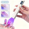 Portable Quick-Dry Nail Lamp, Rechargeable Light Therapy Machine for Mani/Pedis No Blackening of Hands or Nails