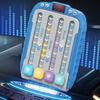 Игровая консоль Quick Push Rhythm для тренировки скорости реакции для детей и взрослых, портативная обучающая игровая машина со светящимся треком, игрушка