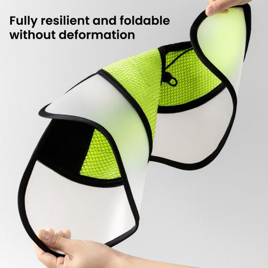 Собачий конус-воротник Дышащий послеоперационный воротник Удобный для питомца конус Предотвращает вылизывание и кусание для собак кошек после операции Не требует надувания