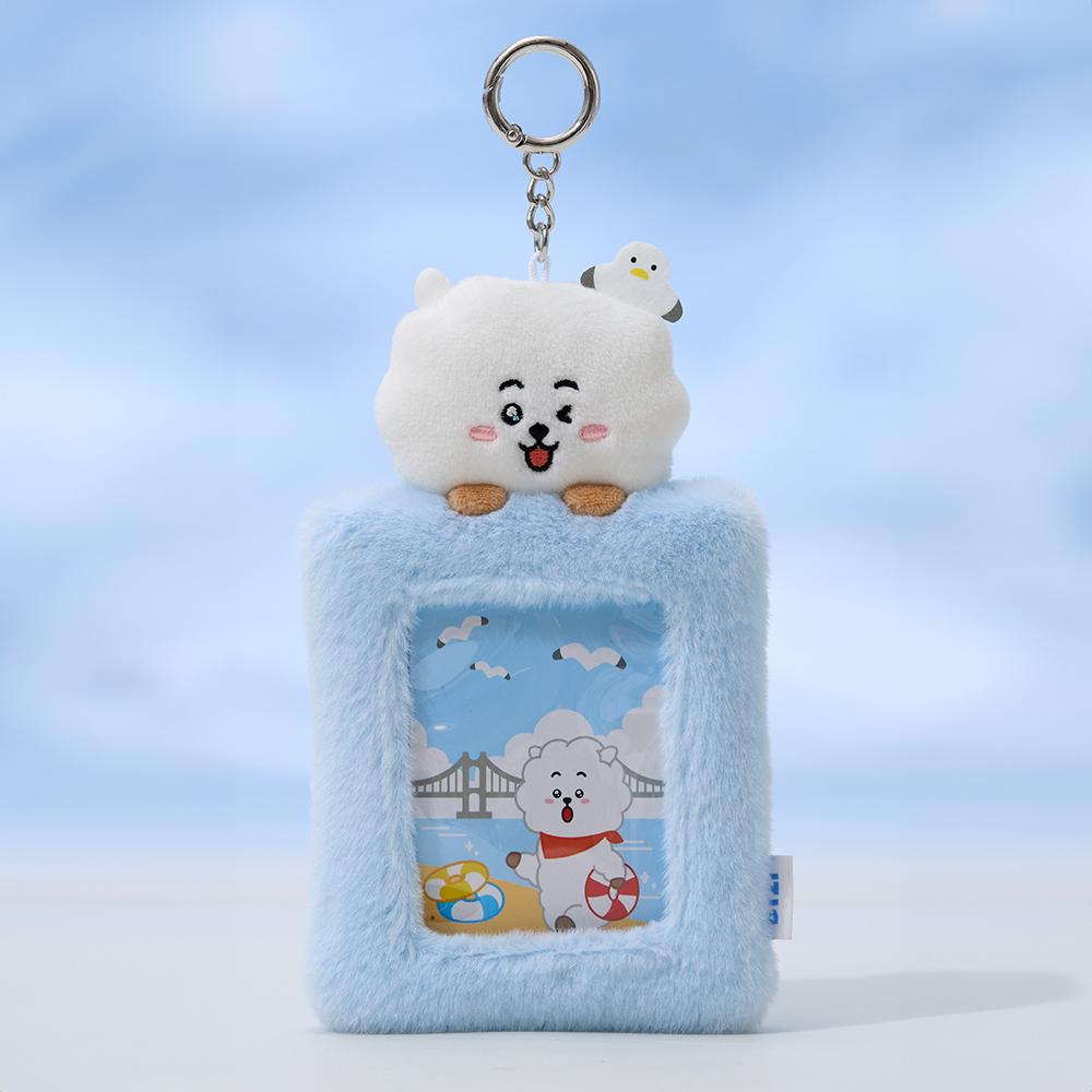 [[LINE FRIENDS] BT21 Кукла из Пусана Держатель для фотокарточек Брелок