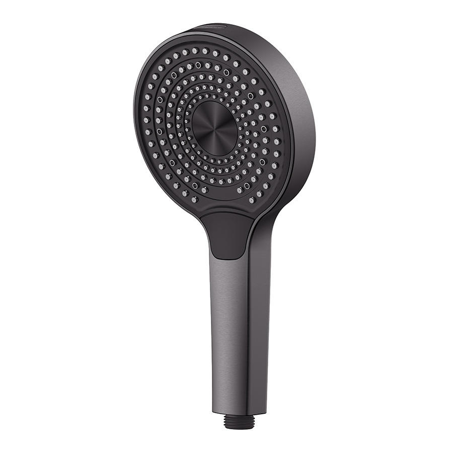 High Pressure Handheld Shower Head Detachable 3 Spray Modes High Flow Chrome Finish Bathroom
