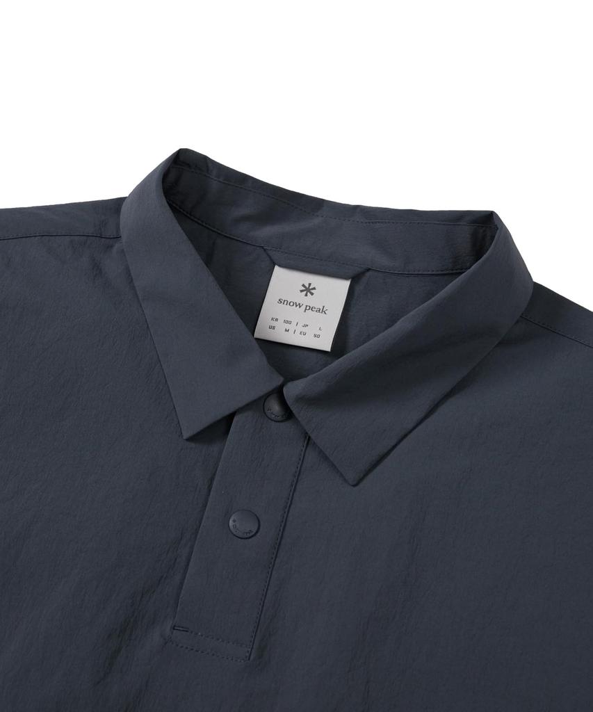[Snow Peak] Root S/S Polo T-Shirt GS-S26MMRPS60 Tops Polo Shirt Shirt Short Sleeve Men's Women's RUSTIC KHAKI M