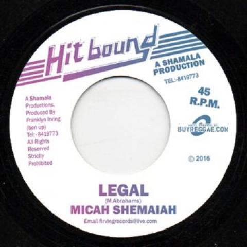 7-дюймовая пластинка MICAH SHEMAIAH RASSI HARDKNOCKS Legal HBCOEU002 Hit BoundBuyre 2016 Европа Регги Ска Даб
