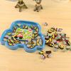 Diy Stationery Gift Student Supplies Christmas Style Rubber Animal Cartoon Shape Pencil Eraser