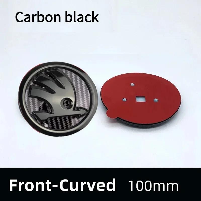 2025 Новый 100 мм ABS Автомобильная Передняя Эмблема Задний Значок Багажника Наклейка для Skoda Fabia 1 2 A7 Octavia RS Superb Rapid Yeti Karoq Авто Аксессуары