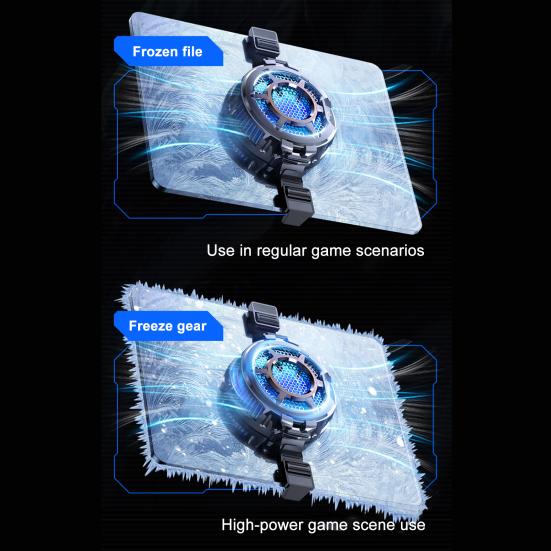 Радиатор для планшета с регулируемой скоростью, увеличенной площадью охлаждения, низким уровнем шума, компактным размером, полупроводниковый для телефона