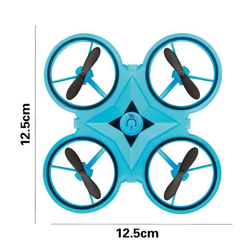 Смотреть Четырехосевой индукционный летательный аппарат НЛО Дрон Жест Подвеска Летающая тарелка Интеллектуальные качели Летающий мяч