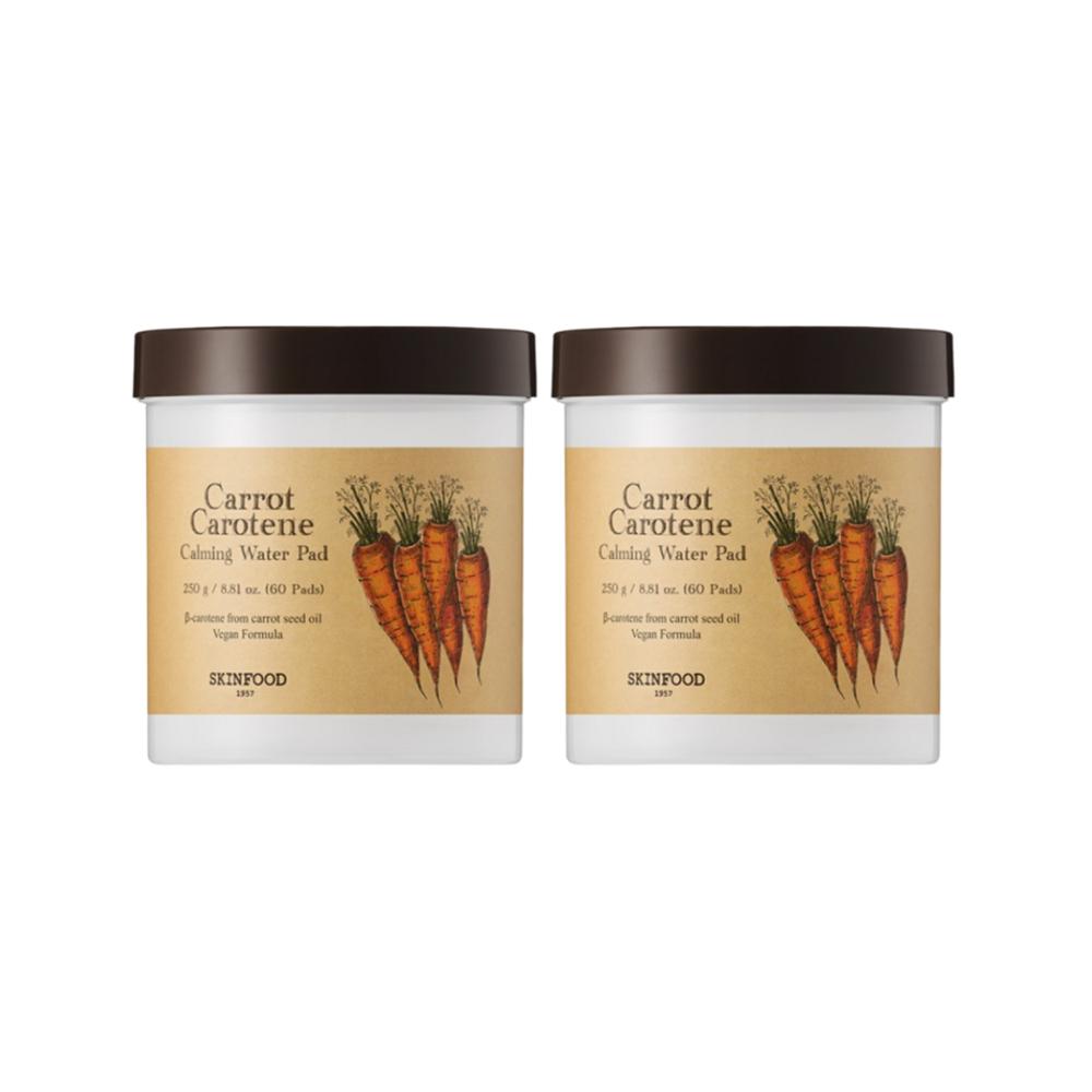 SKINFOOD Carrot Carotene Calming Water Pad 60p, 2 packs, 1 piece
