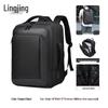Мужской бизнес-рюкзак для ноутбука Lingjing 16 дюймов
