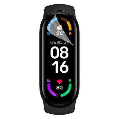 Защитная пленка для Xiaomi Mi Band 6 [Набор 15 штук] Защитная пластиковая пленка Ультратонкая Phonillico