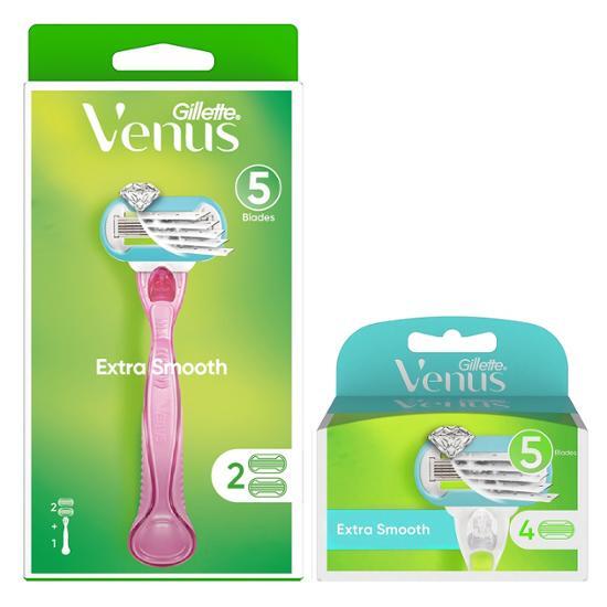 Choose 1 of 2 Venus Extra Smooth Razor Products/refills