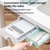 Self-Adhesive Hidden Storage Box Under The Table Makeup Organizer Under Desk Storage Drawer Organizer Box Stationery Storage