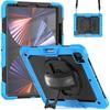 Armor Stand Case Universal for IPad Pro12.9 2018 2020 2021 2022 3rd 4th 5th 6th Gen Hybrid Cover with Screen Protector 3-Layers