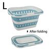 Складная корзина для белья, компактная корзина для белья, переносная складная пластиковая корзина для ванной с ручкой, вместимость, дорожные принадлежности для ванной комнаты