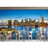 Wallpaper Blue Sky Bridge Wallpaper Living Room Bedroom City Architecture Murals 3d Wall Paper