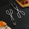304 Stainless Steel Scissor-type Barbecue Tongs Household Creative Barbecue Food Clip Steak Buffet Bread Tongs Kitchen Gadgets