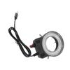 LED Microscope Ring Light 144 LEDs 4W 6500‑7500K 32000‑36000LX Adjustable Brightness USB Powered Microscope Lamp
