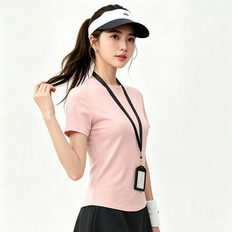 Pilates special yoga short-sleeved top women's slim and thin elastic quick-drying breathable sports T-shirt