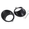For R55 R56 R57 51112753661 51112753662 Front Fog Light Trim Rings Guards Headlight Protector Surround Cover Waterproof