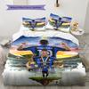 LY poster Bedding Quilt Set Quilt Cover Pillowcase Home Decoration Birthday Gift (1 * duvet cover + 2 * pillowcase, without core)