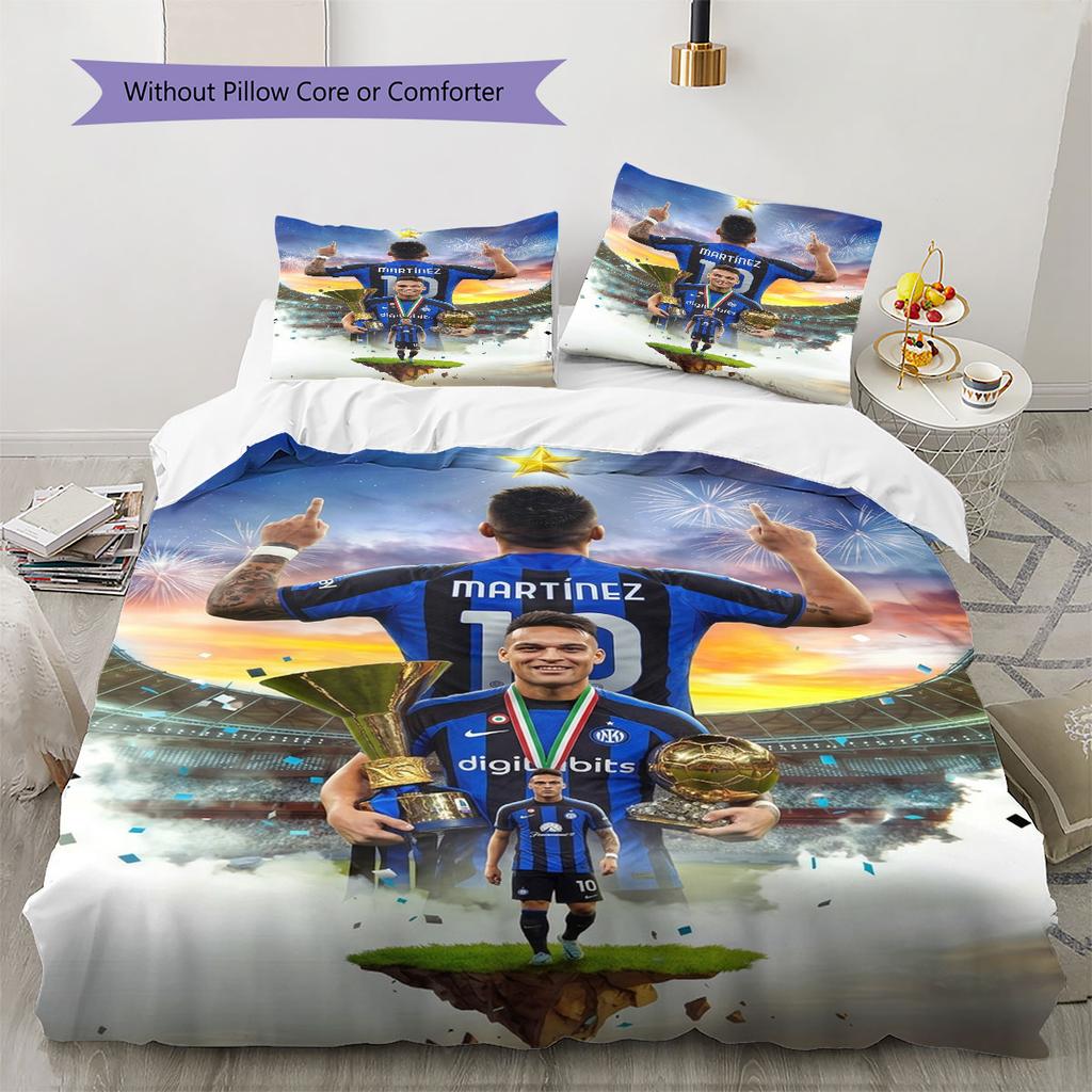 LY poster Bedding Quilt Set Quilt Cover Pillowcase Home Decoration Birthday Gift (1 * duvet cover + 2 * pillowcase, without core)