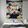 Jingle Bells Pattern Home Decor Tapestry, Wall Hanging, Decorative RV Wall Cloth.XGT0914092