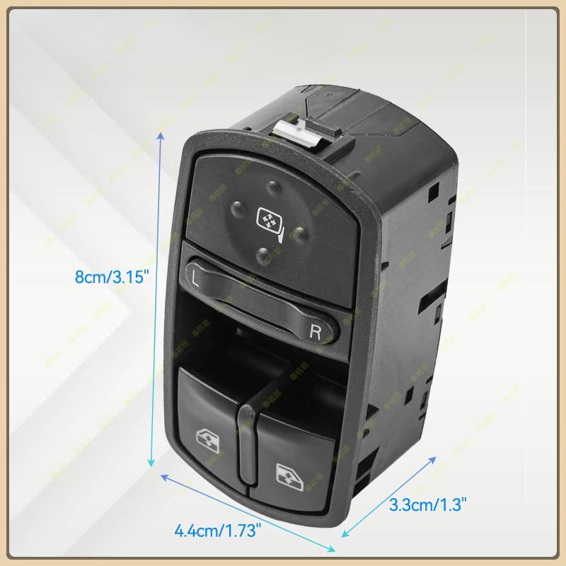 13258521 13258521AA Driver Side Electric Power Master Window Control Lift Mirror Switch For Opel Vauxhall Corsa D/E 2007-2014