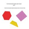 155-Piece Wooden Tangram Puzzle: 3D Geometric Shapes for Early Education and Creativity