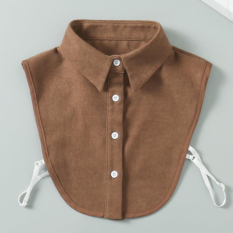 Поддельный воротник, детский универсальный поддельный воротник, осенне-зимний свитер, декоративный воротник, корейская версия, кофейный воротник, рубашка, поддельный воротник